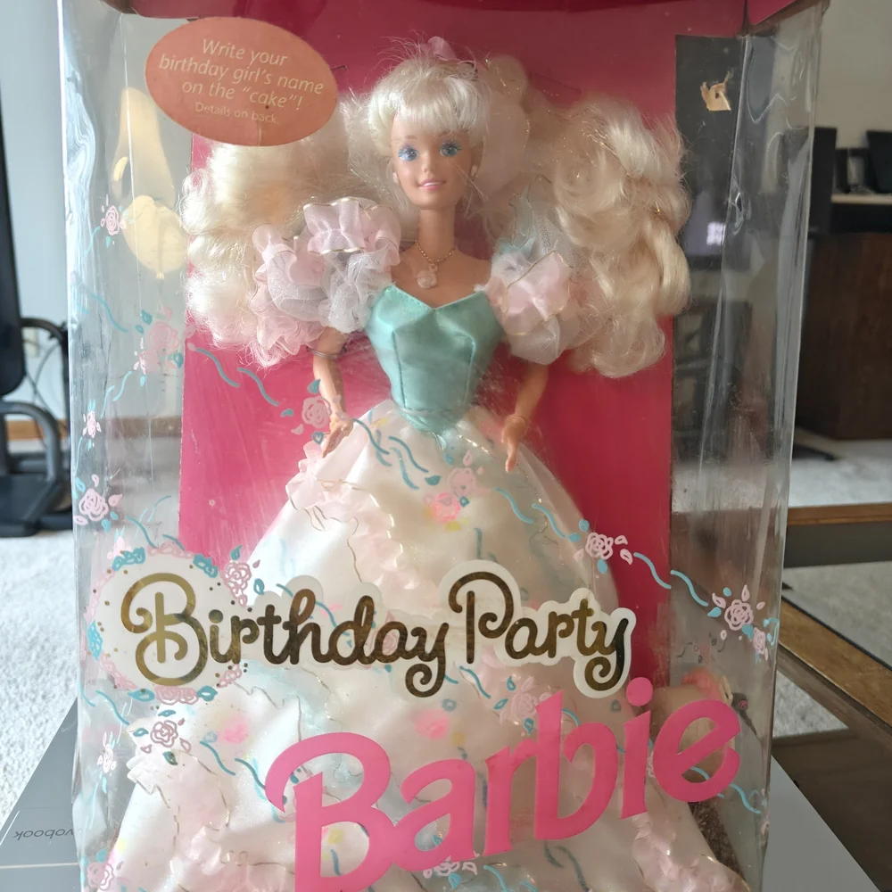 Mattel 1992 Barbie Birthday Party Barbie Doll